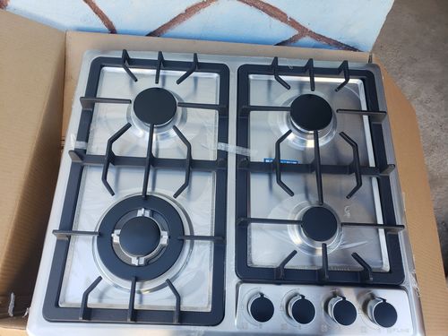 Customer photo review of Parrilla de Gas Empotrable 4 Quemadores Acero Inoxidable