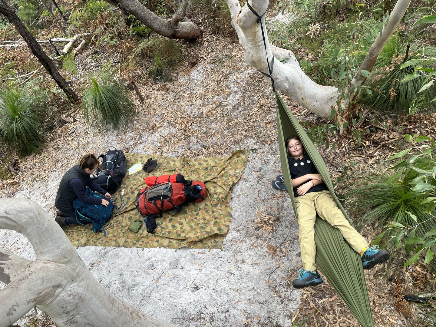 Customer photo review of Ultralight Hammock