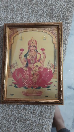 Customer photo review of Sri Lakshmi - Frame (Gold foil)