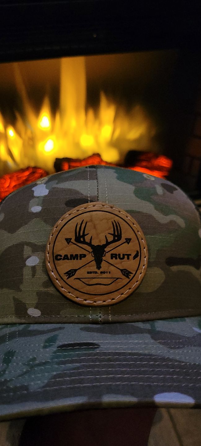 Customer photo review of Richardson 862 Camo Custom Leather Patch Hat