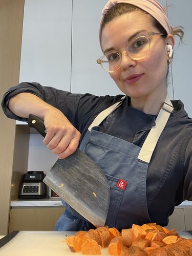 Customer photo review of The Nikos Knife™