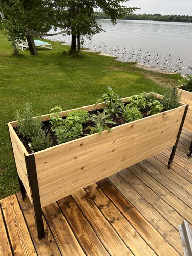 Customer photo review of 18" x 60" Raised Garden Bed
