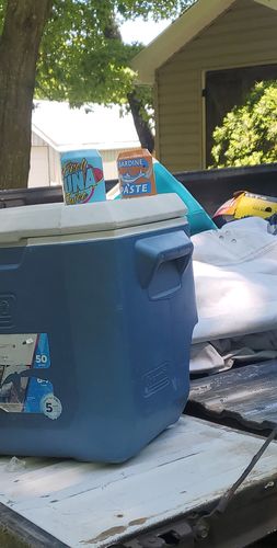 Customer photo review of Sardine Paste Beersy Silicone Sleeve Hide-a-Beer Can Cooler