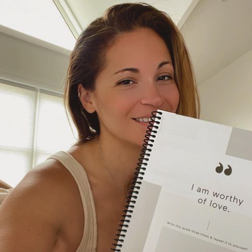 Customer photo review of Self Care Planner