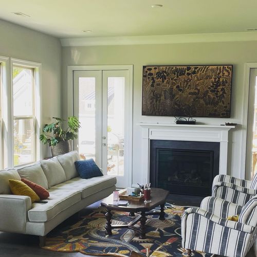 Customer photo review of Optimism Denim Rug by Justina Blakeney® X Loloi