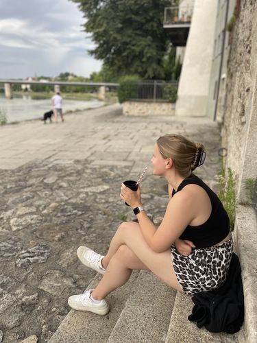 Customer photo review of Leo Musselin Shorts