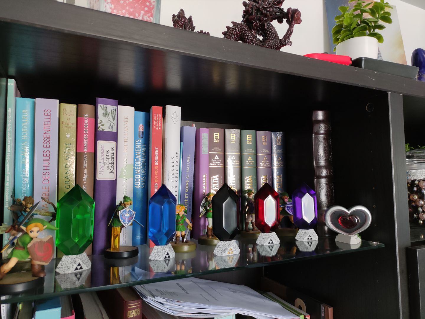 Customer photo review of Rubis Zelda : Ocarina of Time (Vert, Bleu, Rouge, Violet et Noir)