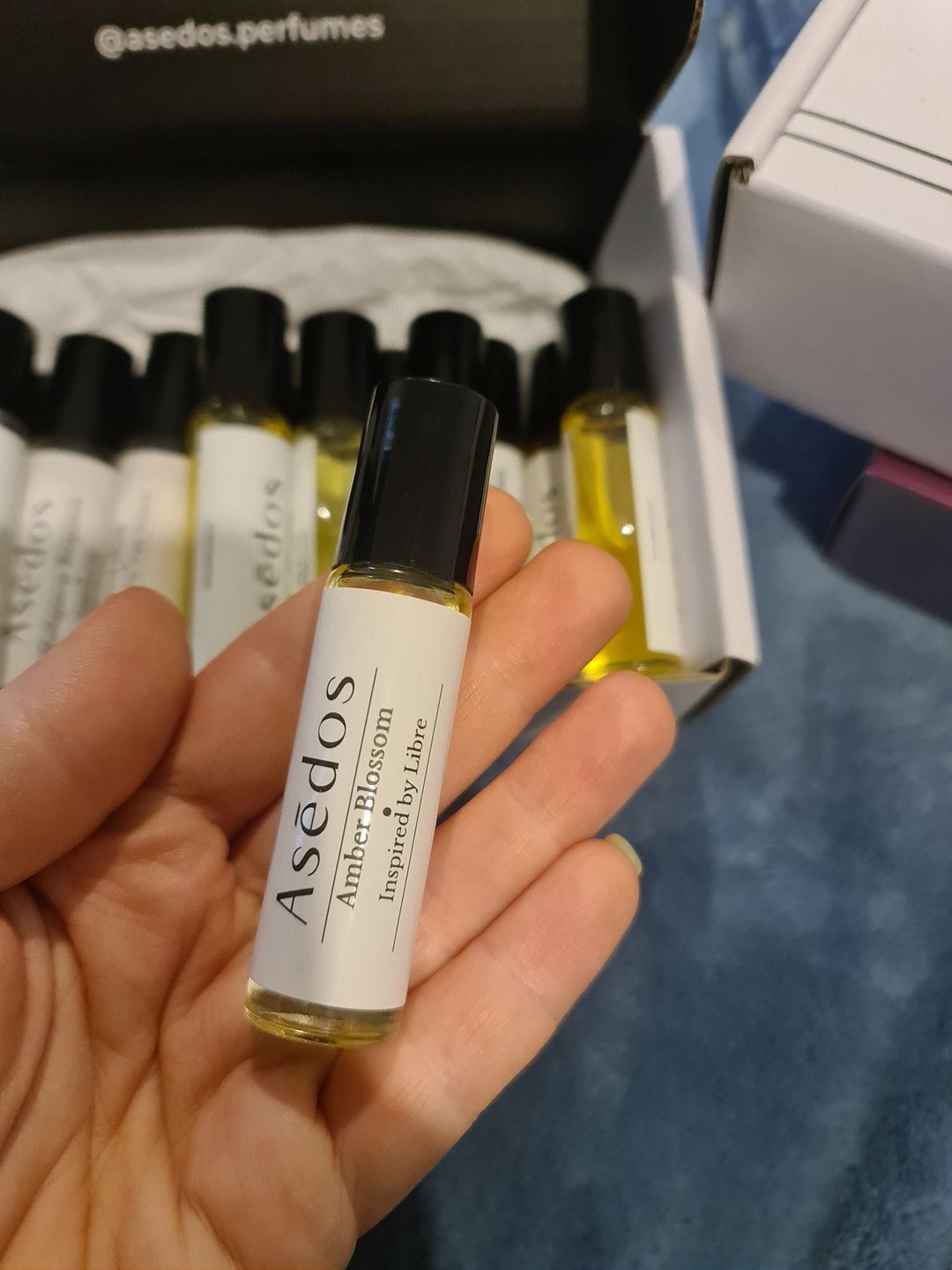 Customer photo review of AMBER BLOSSOM PERFUME OIL