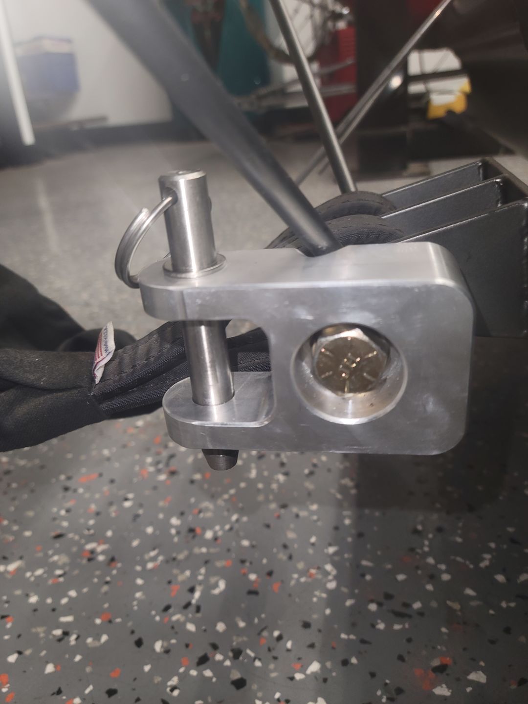 Customer photo review of Billet Push Bar Kit (For Motion Parachute Mount Clevices)