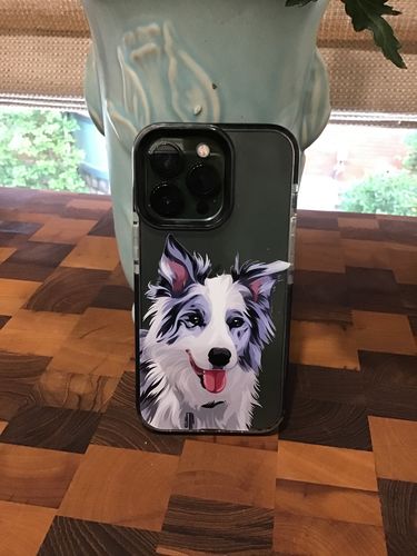 Customer photo review of Custom Pet Phone Case