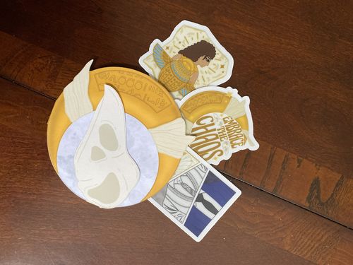 Customer photo review of God Of The Moon Sticker Pack