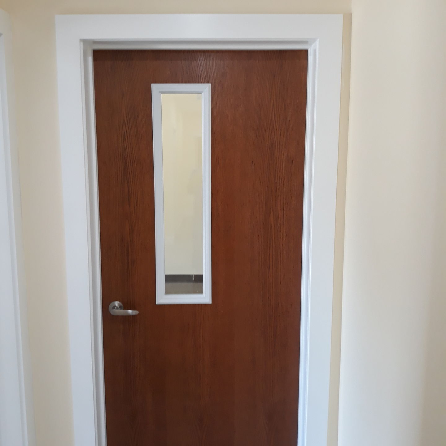 Customer photo review of Clear 1 Lite Glass and Frame Kit (Half Sidelite 10" x 38" Frame Size)