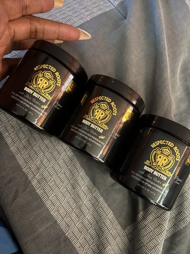 Customer photo review of Respected Roots Body Butter (Original Scent 8oz)