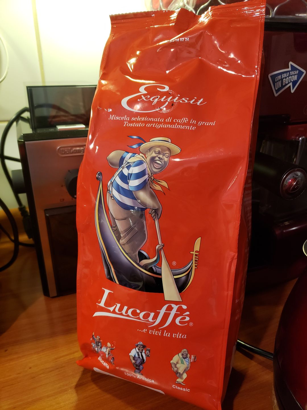 Customer photo review of Lucaffe Exquisit 1 kg Grano Entero