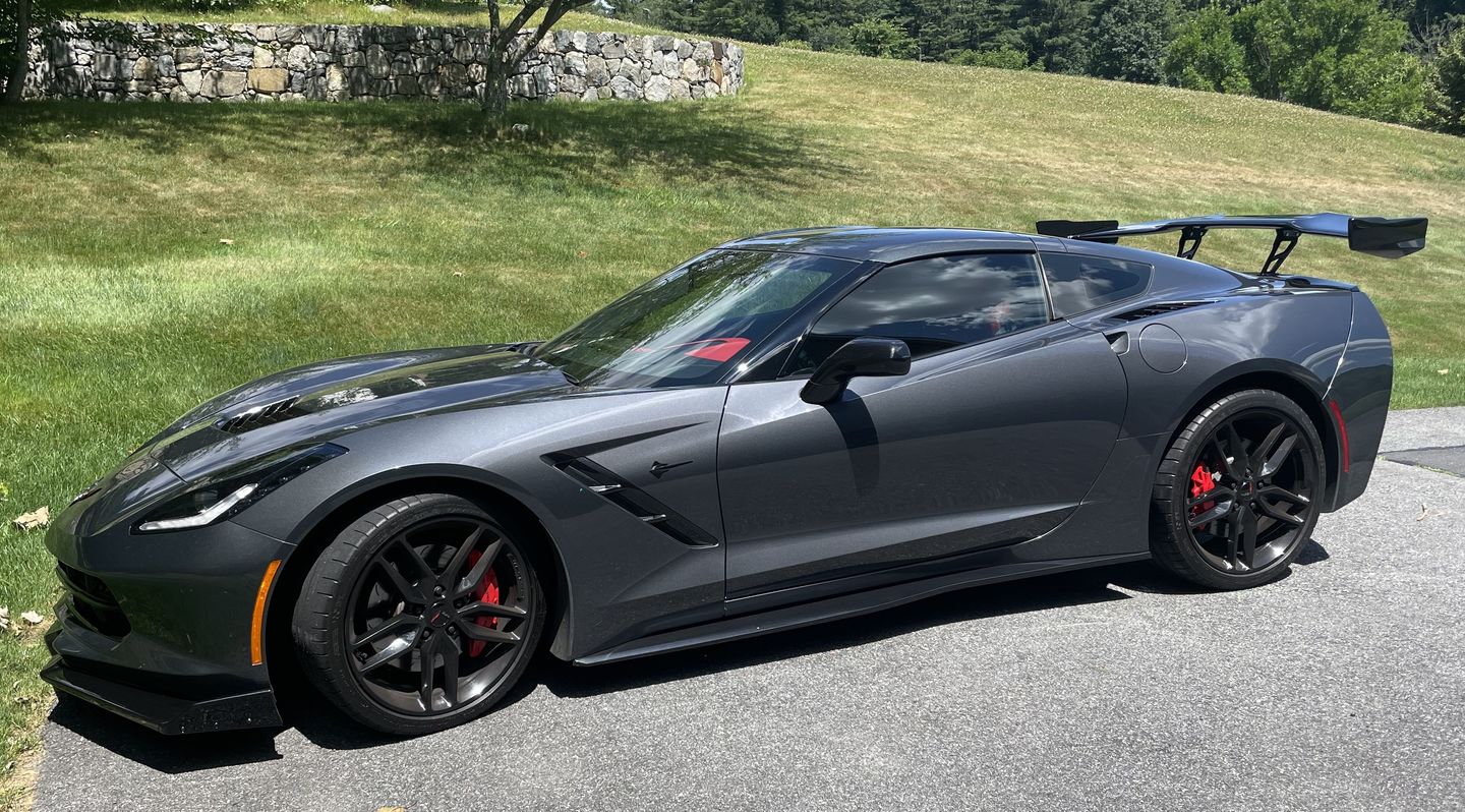Customer photo review of Corvette C7 ZR1 ZTK Conversion Rear Spoiler High Wing