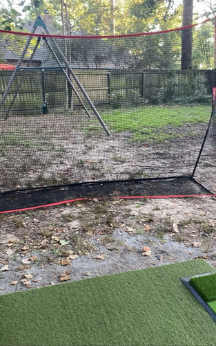 Customer photo review of Golf Net Pro 10x7 ft | Portable Golf Driving & Hitting Net