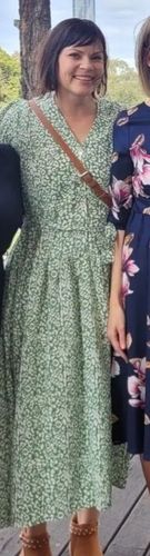 Customer photo review of Marni Print Midi in Green