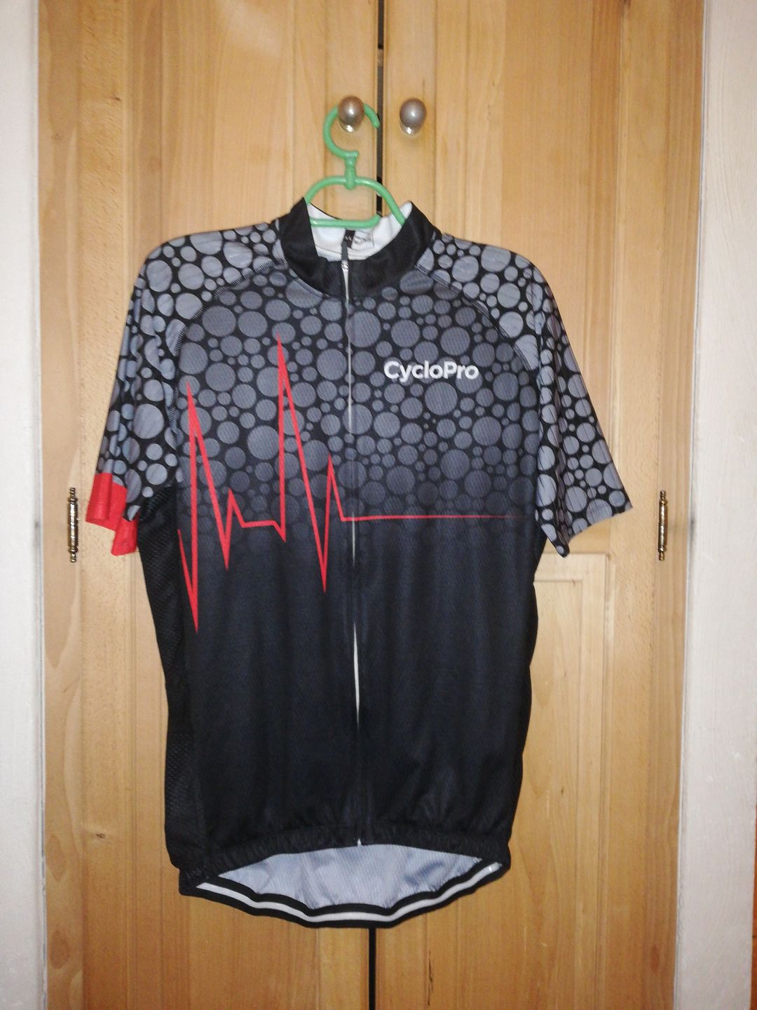 Customer photo review of Maillot de cyclisme Rouge - Pulsation+