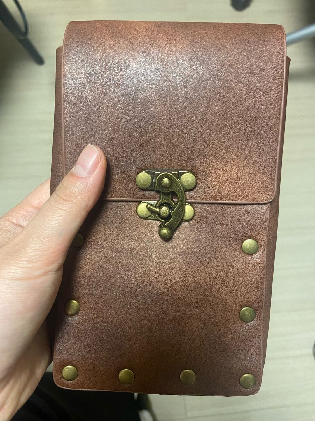 Customer photo review of Mini steampunk bag