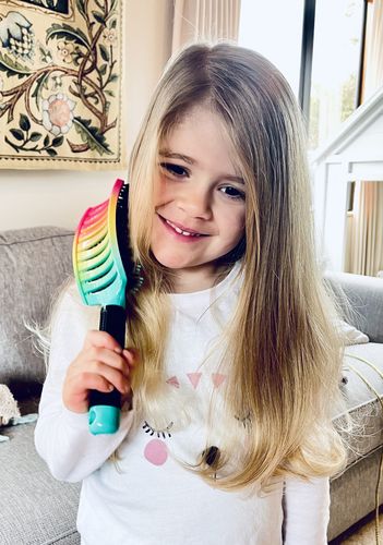 Customer photo review of My Sensory Space Detangler Hairbrush