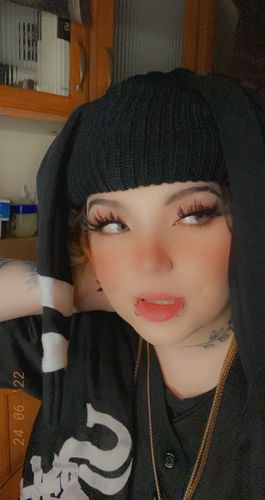 Customer photo review of Rabbit Ski Mask Bunny Balaclava