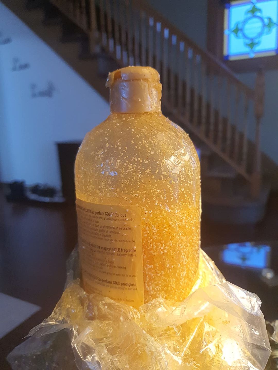 Customer photo review of Fair and White 1: Gold Exfoliating Shower Gel Scrub 940ml / 31.8fl.oz