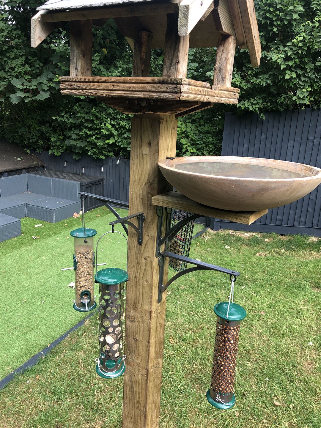 Customer photo review of 10 Inch Ironbridge Cast Iron Shelf Bracket