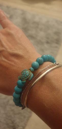 Customer photo review of Save a Turtle Bracelet