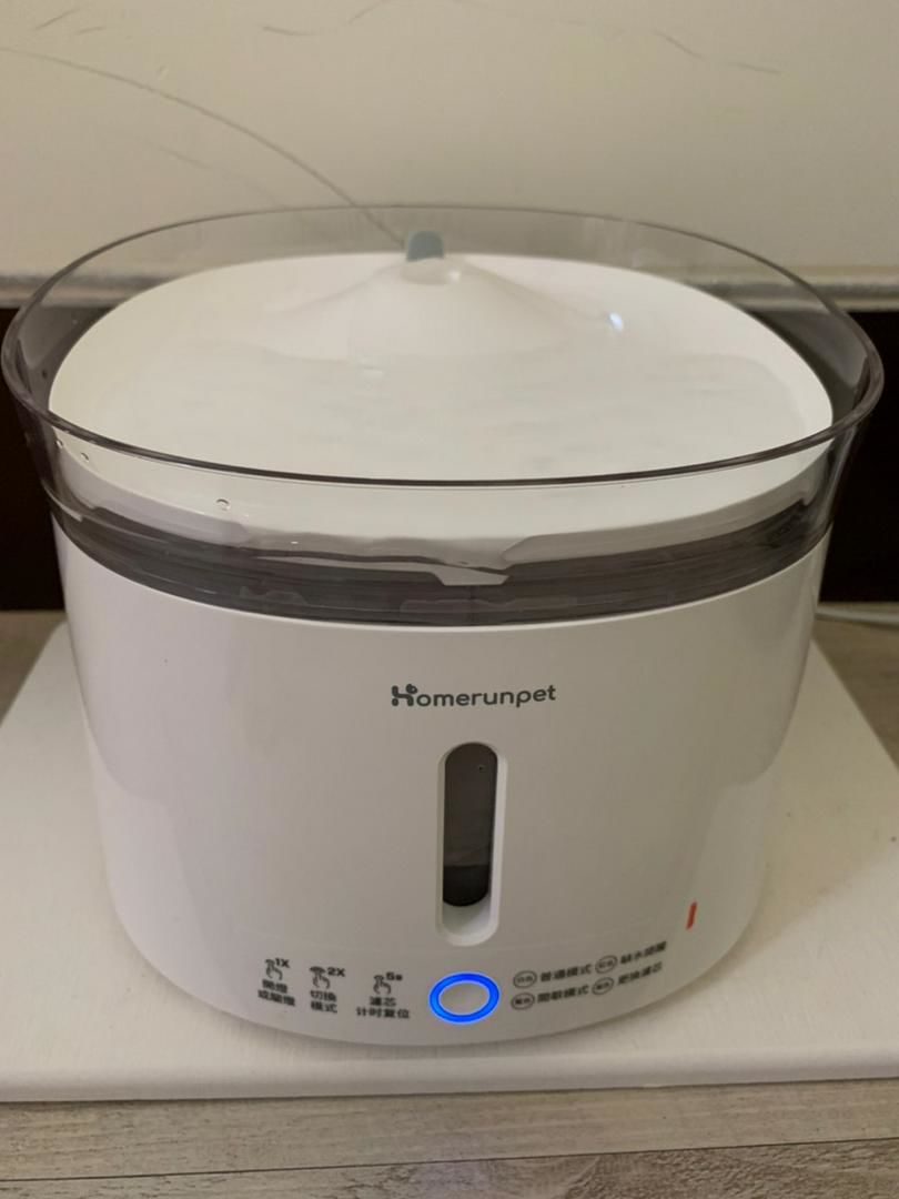 Customer photo review of 霍曼無線水泵寵物飲水機