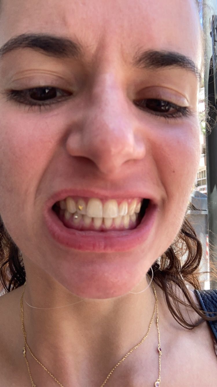Customer photo review of Small Heart 24-karat gold
