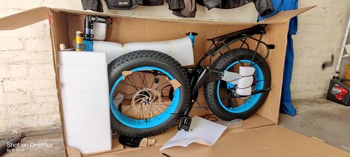 Customer photo review of Lankeleisi X3000 Plus 1000W Foldable Dual Crown Fork Electric Fat Bike 40km/h 130km 17.5Ah Large Battery [ Pre-order ]
