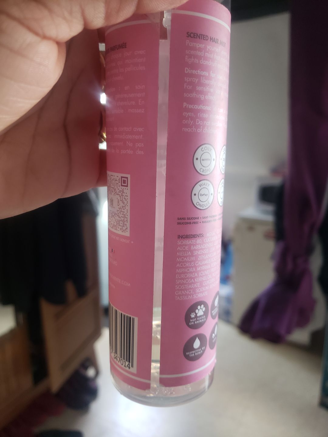 Customer photo review of Moment Fraîcheur - Brume parfumée