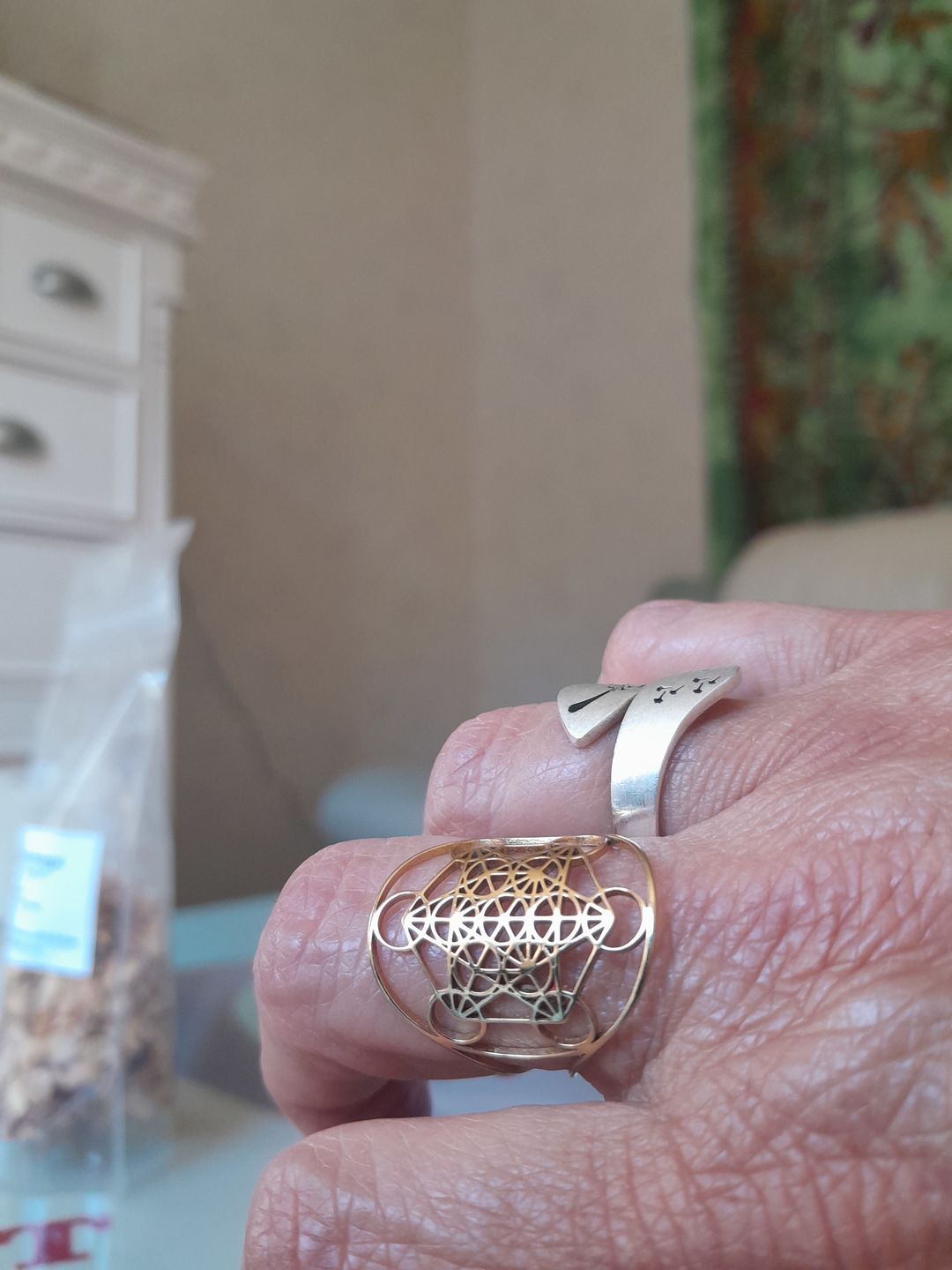 Customer photo review of Bague Ajustable Métatron
