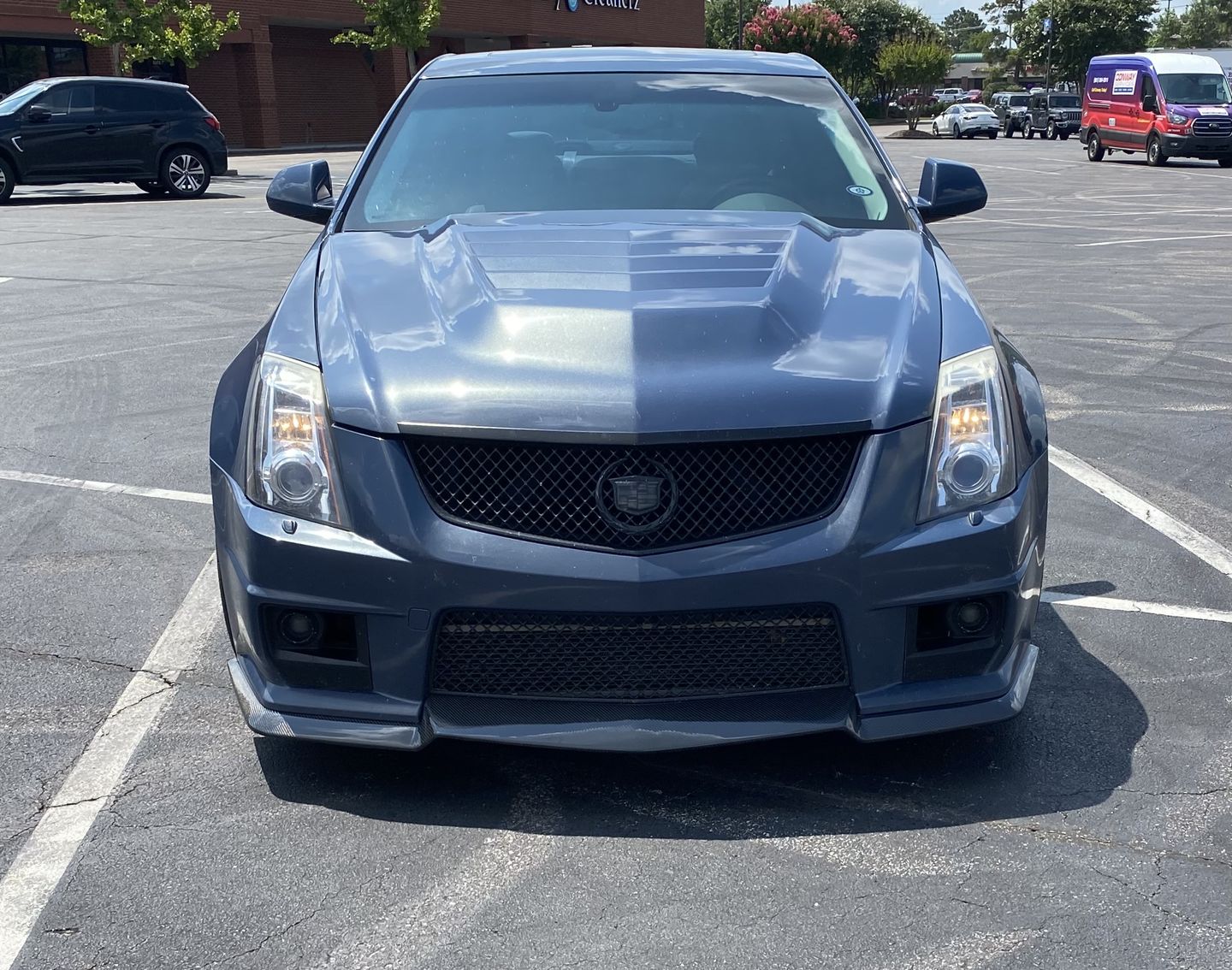 Customer photo review of 2009-15 Cadillac CTS-V Front Splitter Lip