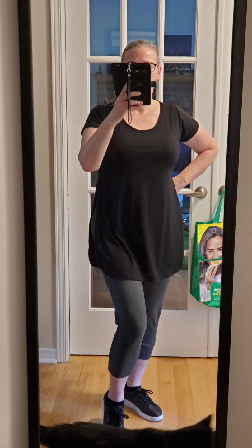 Customer photo review of *Freshly Baked* Crop Cuff Pants