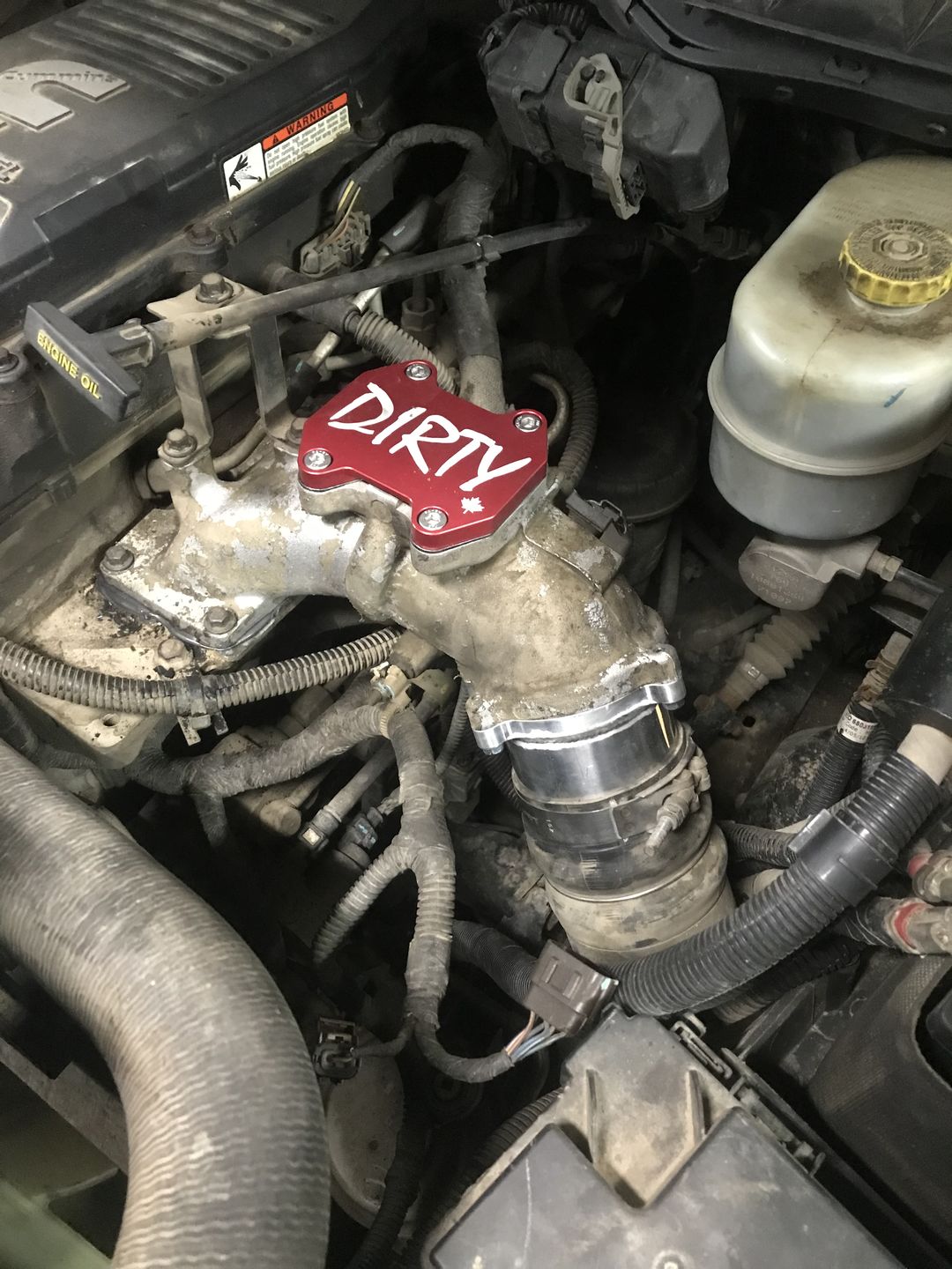 Customer photo review of 2009-2024 Cummins Dirty EGR/Cooler Delete (I67-EGR-A006)