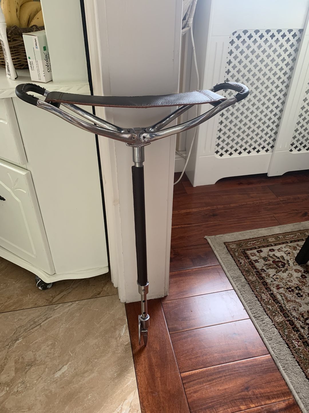 Customer photo review of Economy Adjustable Seat Stick ECAD Brown
