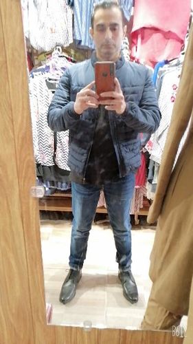 Customer photo review of Camo Patch Skinny Jeans (Light Blue)