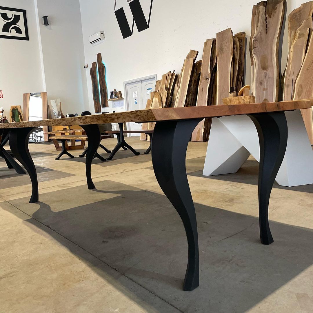 Customer photo review of Metal Table Legs - 502 Priya - 3W, 28H inch - Set of 4 pcs - Flowyline