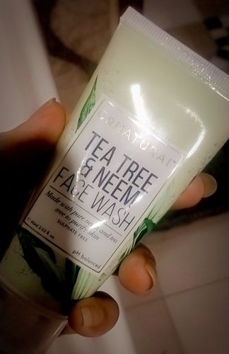 Customer photo review of Tea Tree & Neem Face Wash