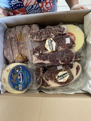 Reseña con foto de un cliente sobre Kit Cortes Finos