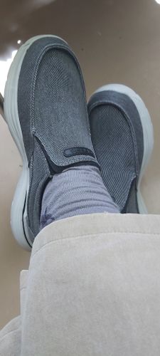 Customer photo review of Canvas Breathable Comfortable Loafers