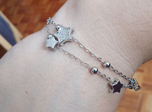 Customer photo review of Pulsera Lluvia de Estrellas