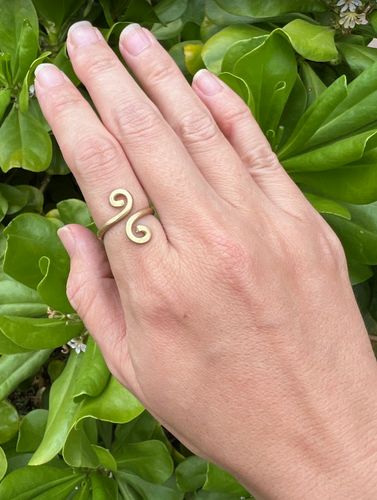 Customer photo review of Bluko Wire Brass Ring