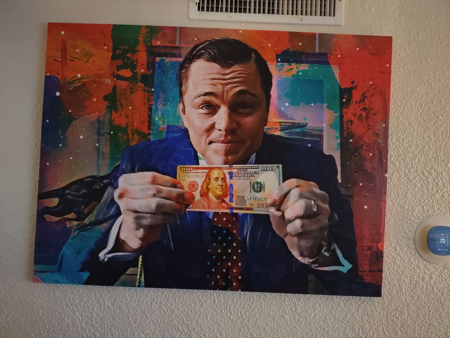Customer photo review of The Wolf of Wall Street Wall Art