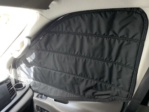 Customer photo review of Transit 2020+ - Front Door Shades (set)