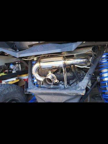 Customer photo review of RPM-SxS X3 FULL 3" Exhaust Monster Core Muffler & Mid Pipe Can Am Maverick X3 Turbo, R, & RR 2017-2023