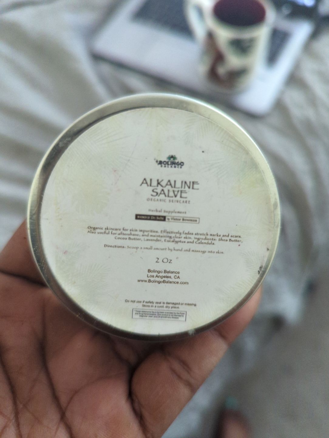 Customer photo review of Alkaline Salve