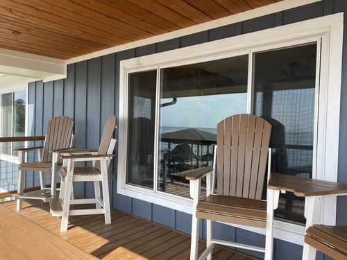 Customer photo review of DuraWeather Poly® Lakeside Counter Height Tete-a-tete