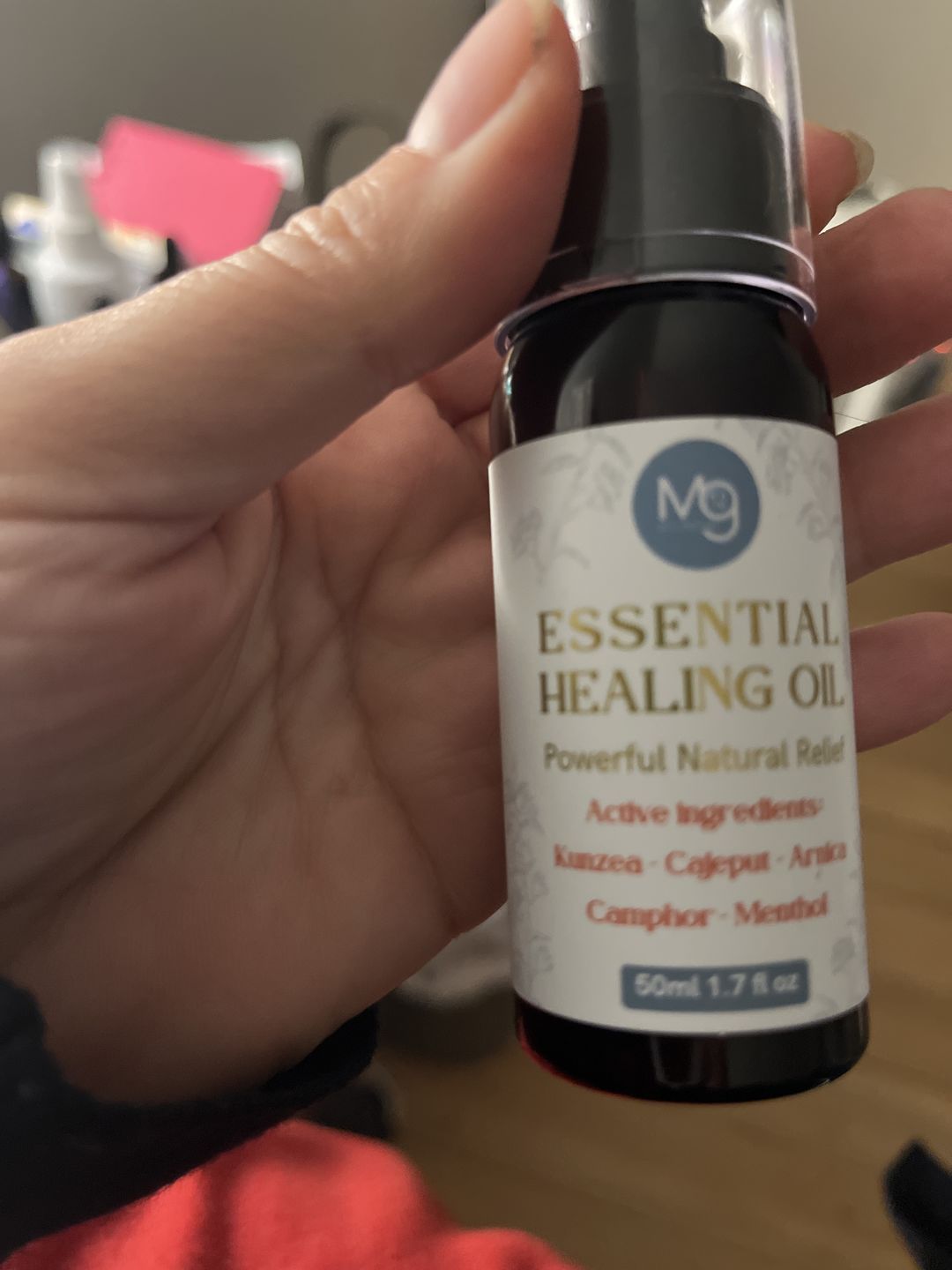 Customer photo review of Essential Healing Oil 50ml